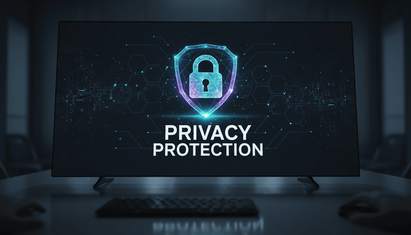 Digital security and privacy protection icon