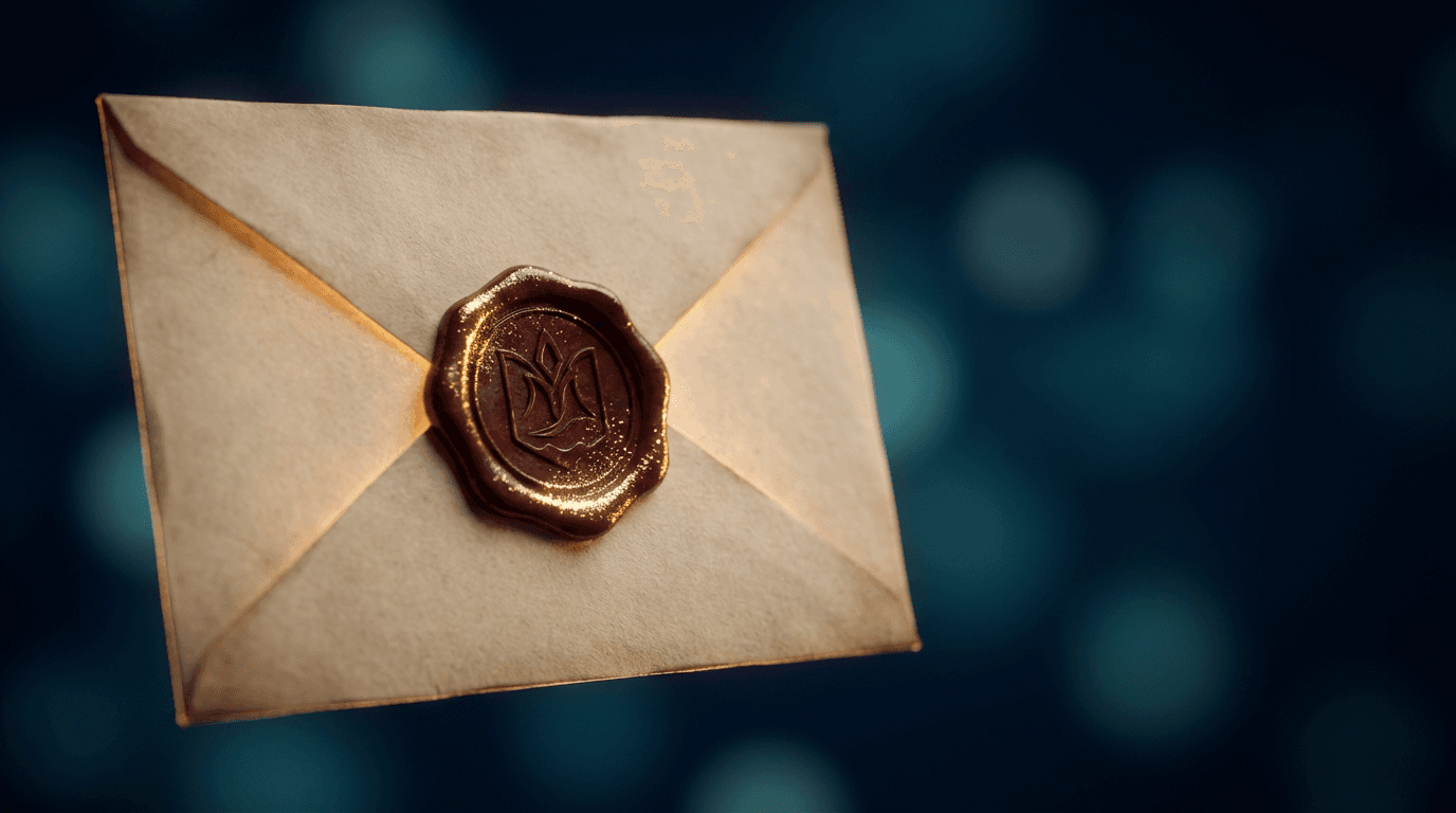 Confidential envelope representing private secure communication